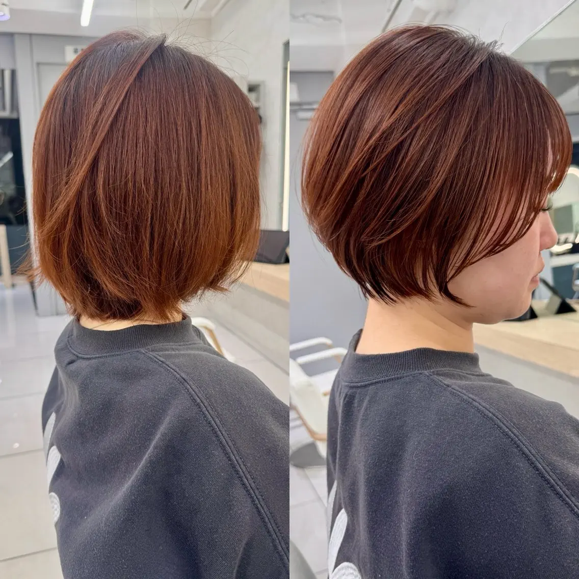 ショート ショートボブ ボブ 顔周りカット ショートヘア カット ヘアカラー トリートメント 三鷹で1番ショート ボブをカットする新谷のヘアスタイル