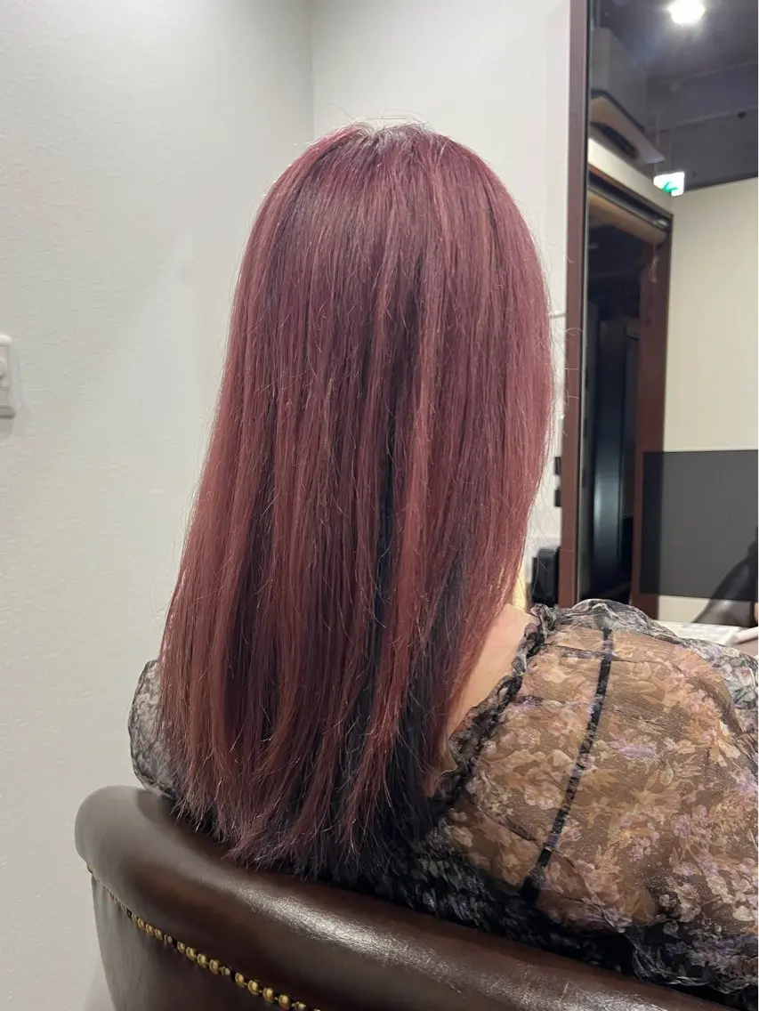 ロング カラー TELA HAIR 店長 塩田のヘアスタイル