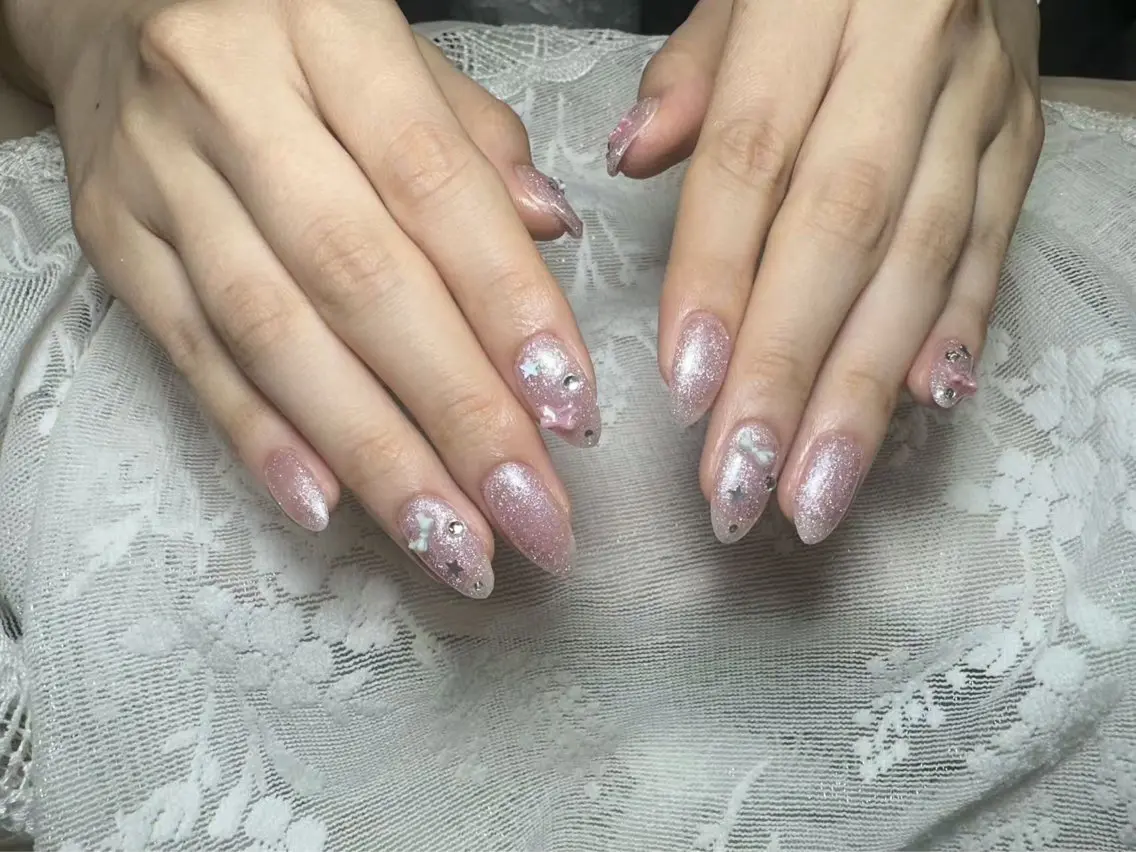 マグネットネイル🌸ジェルオフ無料込みの写真