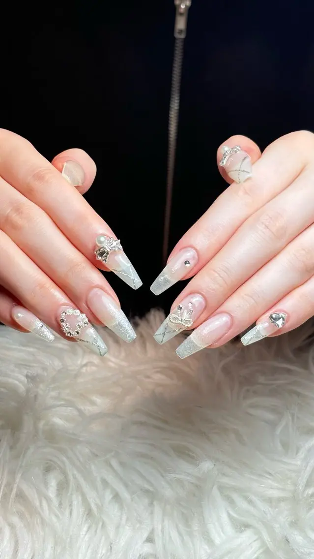 ネイル キラキラネイル 韓国ネイル マグネットネイル 夏ネイル ワンホンネイル ハンドネイル Sully Nail Labのネイルデザイン
