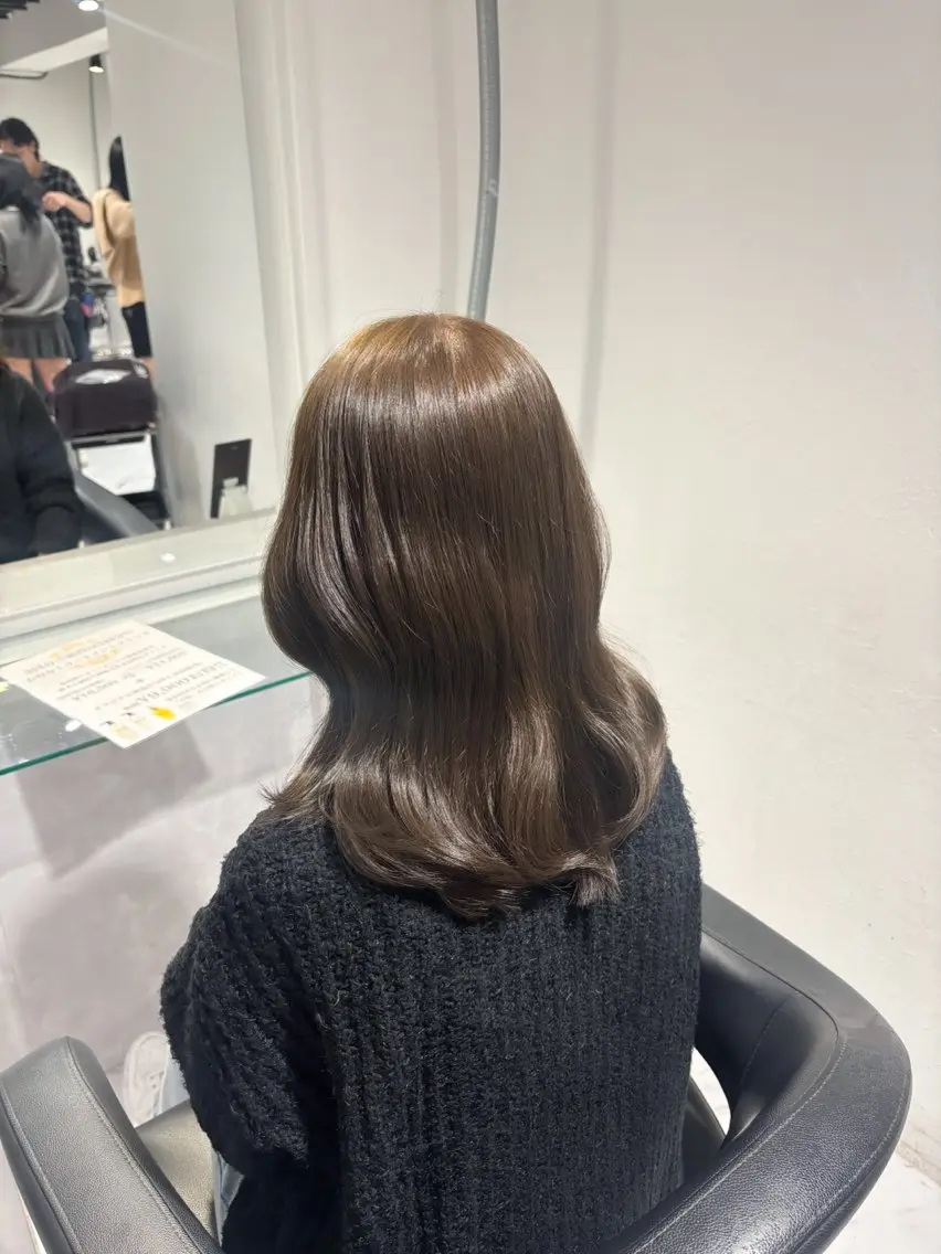 ロング カラー ヘアカラー トリートメント 髪質改善🩰透明感カ ラー🎀hinanoのヘアスタイル