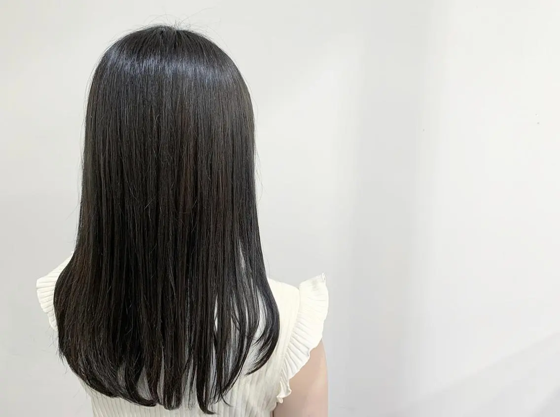 ロング トリートメント あべ ゆうかのヘアスタイル