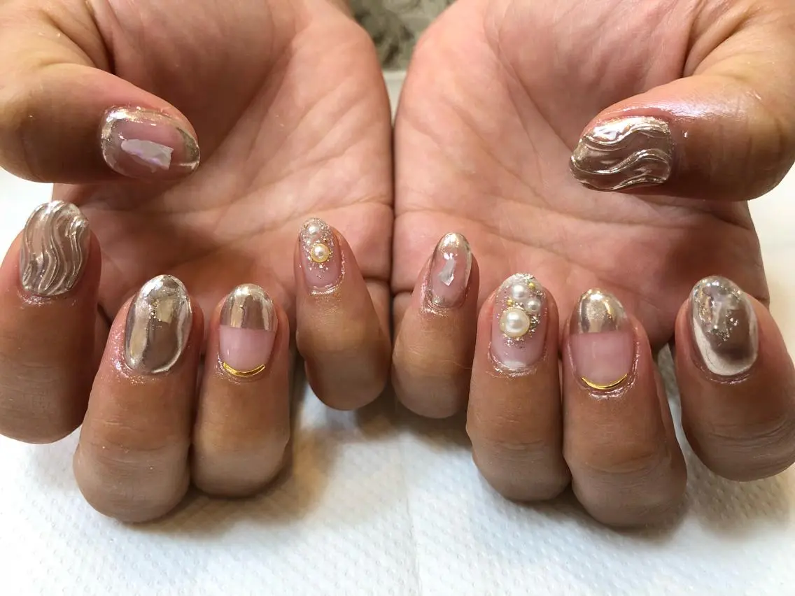 ネイル ハンドネイル umber 三茶1分のネイルデザイン