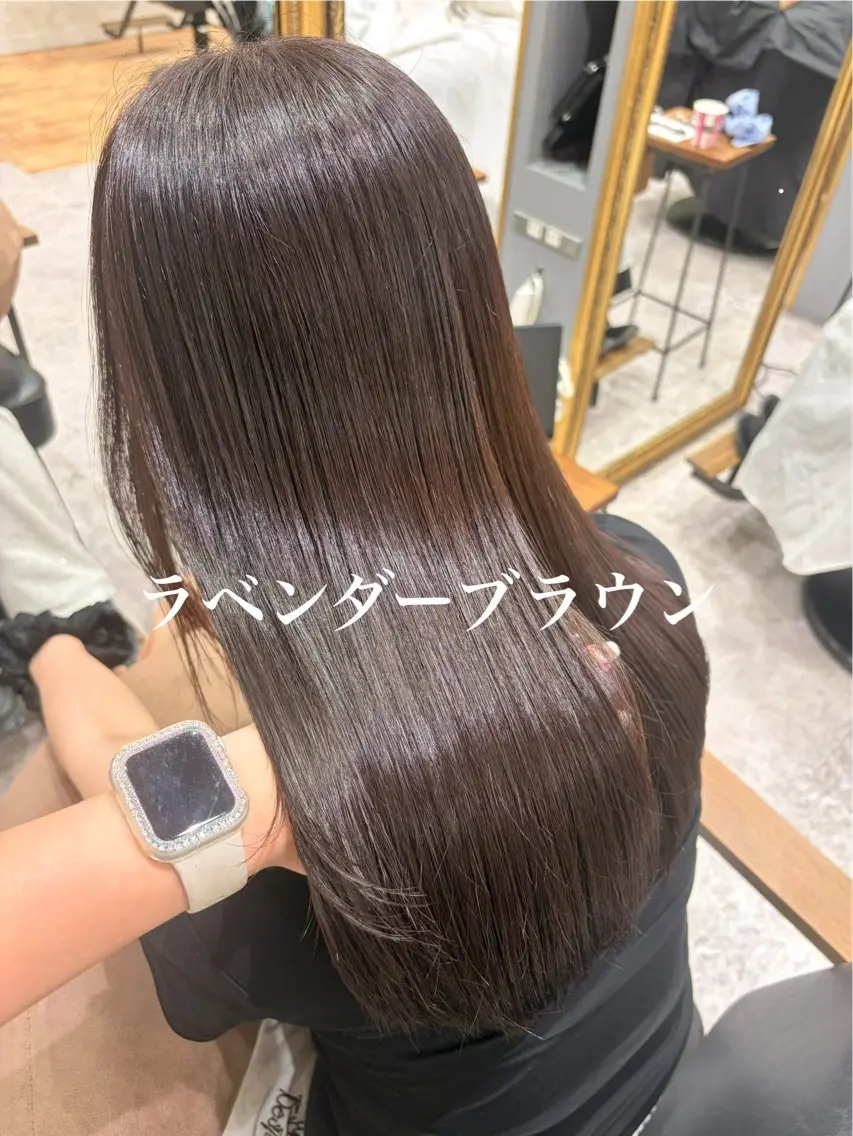 ロング カット ヘアカラー 🕊髪質改善 ストレート🕊まいのヘアスタイル