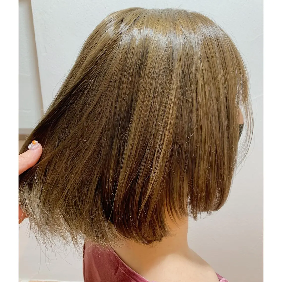 ショート カラー ヘアアレンジ ベージュカラー イエローカラー 🦋エクステ/透明感 カラー🦋宮川莉央のヘアスタイル