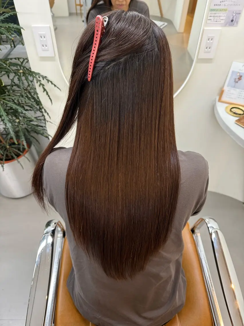 カラー パーマ 縮毛矯正 檜 果歩のヘアスタイル