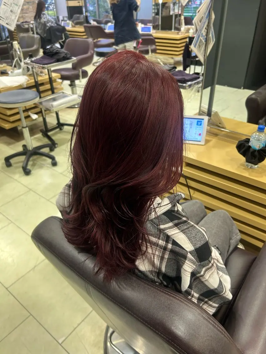 カラー ヘアカラー mira🎀 ┊︎透明感カラー🫧のヘアスタイル