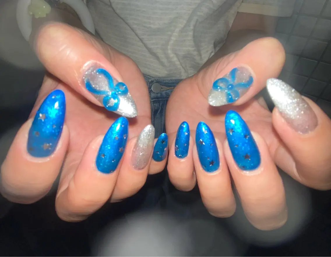 ネイル ハンドネイル フットネイル nano/きもかわ nail🐬🫧のネイルデザイン