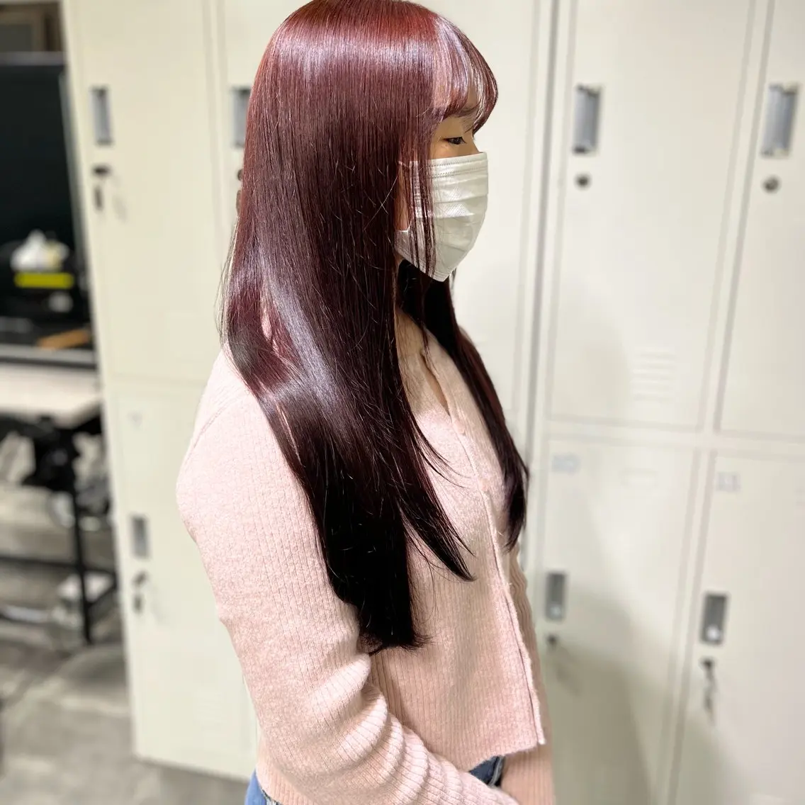 ロング 無料カットモデル ユナのヘアスタイル