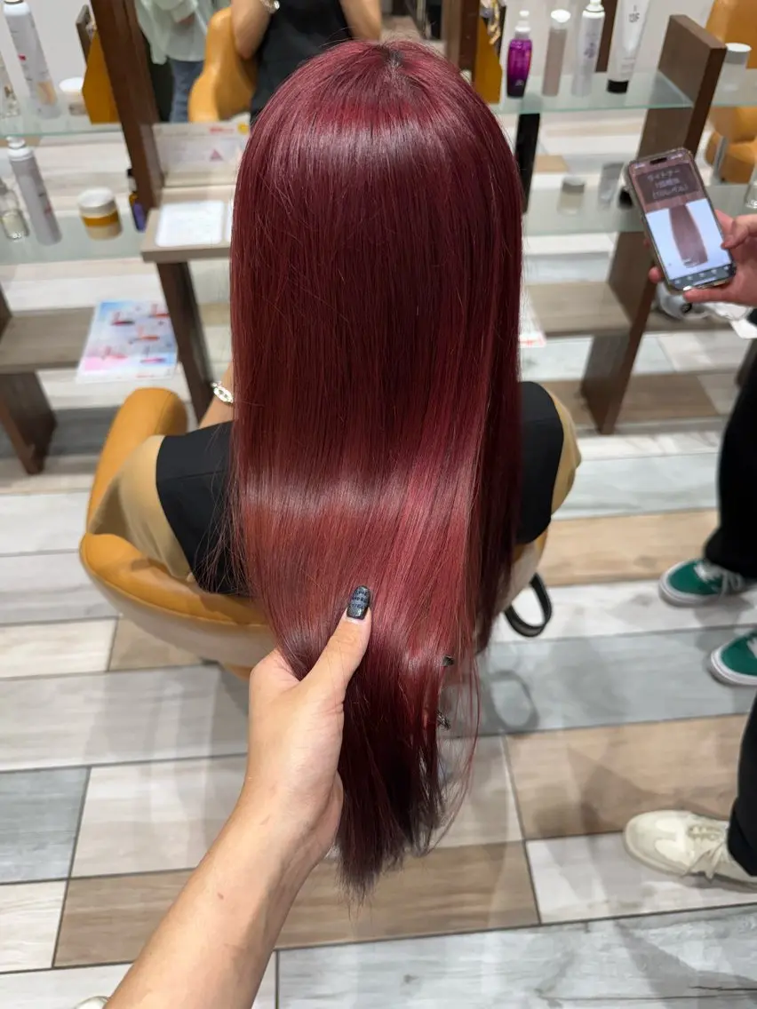 カラー カット ヘアカラー トリートメント 重田 琉愛のヘアスタイル
