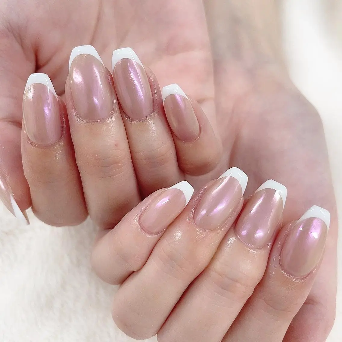 ネイル フレンチネイル ハンドネイル Nail salon ✩ アトランティカのネイルデザイン
