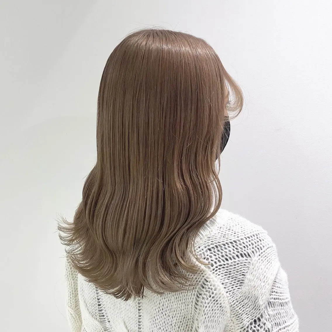 セミロング カラー エフェクトブリーチ 🌟前澤啓太朗のヘアスタイル