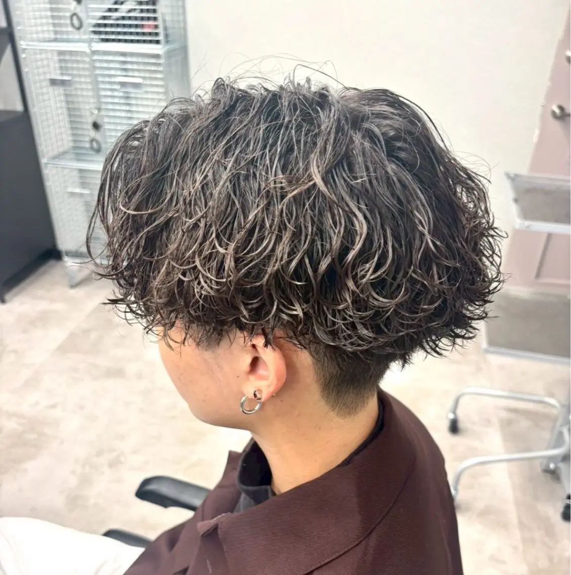 メンズ カット パーマ メンズ特化 ハヤトのヘアスタイル