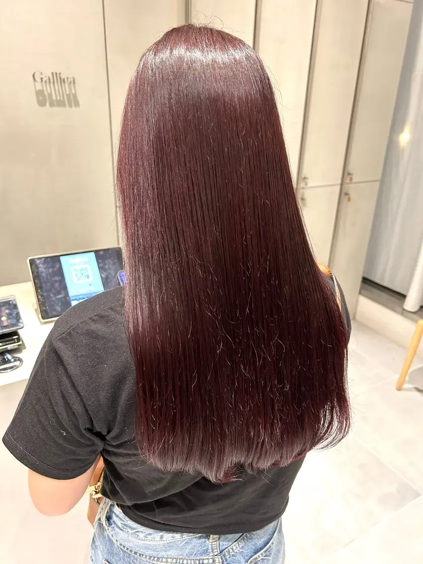ロング カラー ブリーチ ダブルカラー ラベンダーカラー ブリーチなしカラー ピンクカラー カット ヘアカラー トリートメント ヘアセット 垢抜け/レイヤー /艶カラー🪼風香のヘアスタイル