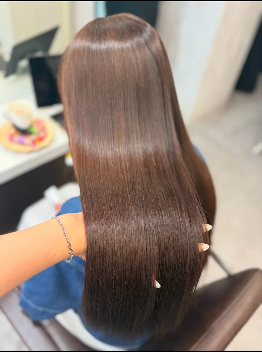 ロング 韓国×髪質改善カラー 💎hinaのヘアスタイル