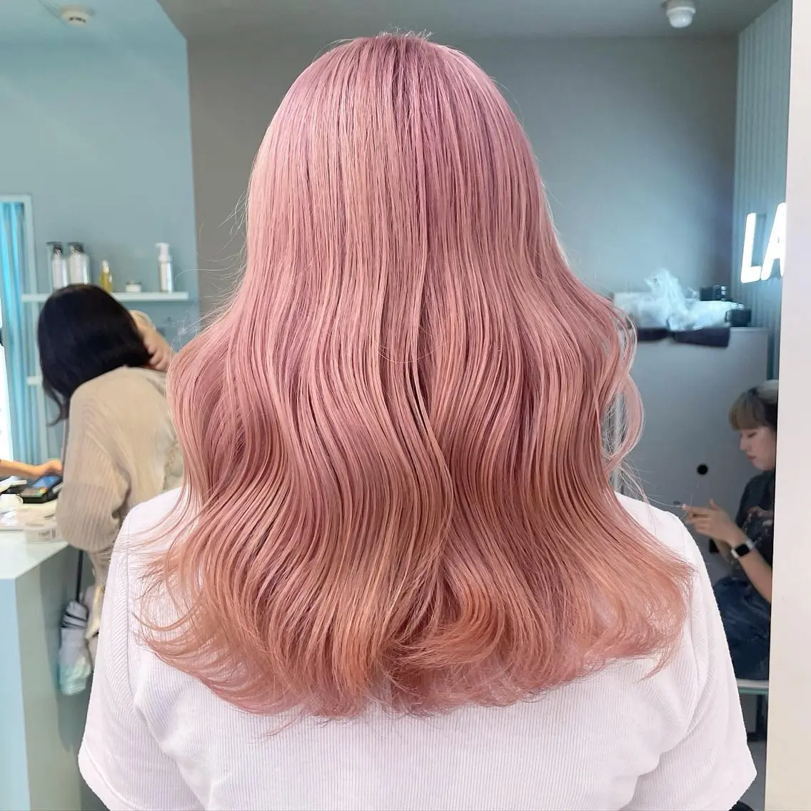 ミディアム カラー 【美髪矯正/絹髪】 🎀hinano🎀のヘアスタイル