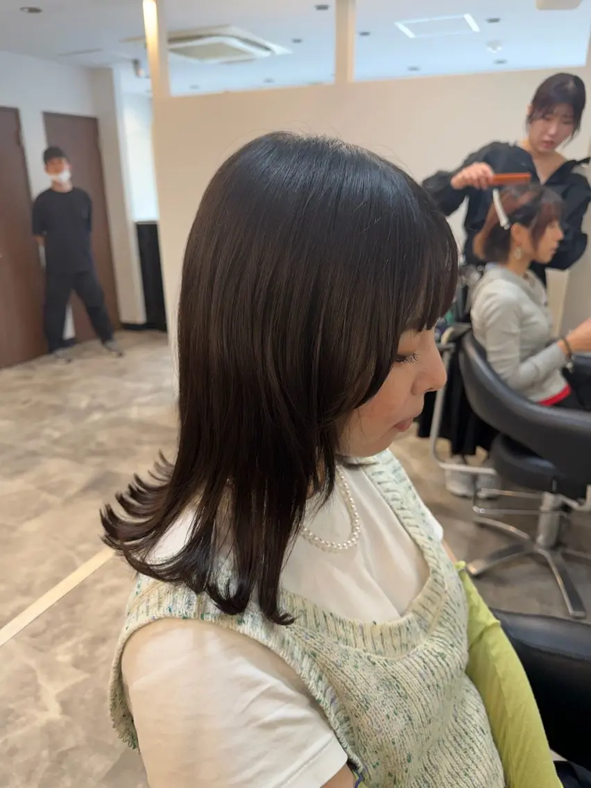 ミディアム miu ❤︎レディー スモデル募集🌙のヘアスタイル