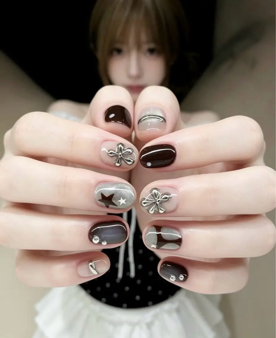 ネイル ジェルネイル マグネットネイル ハンドネイル YUKI NAILのネイルデザイン