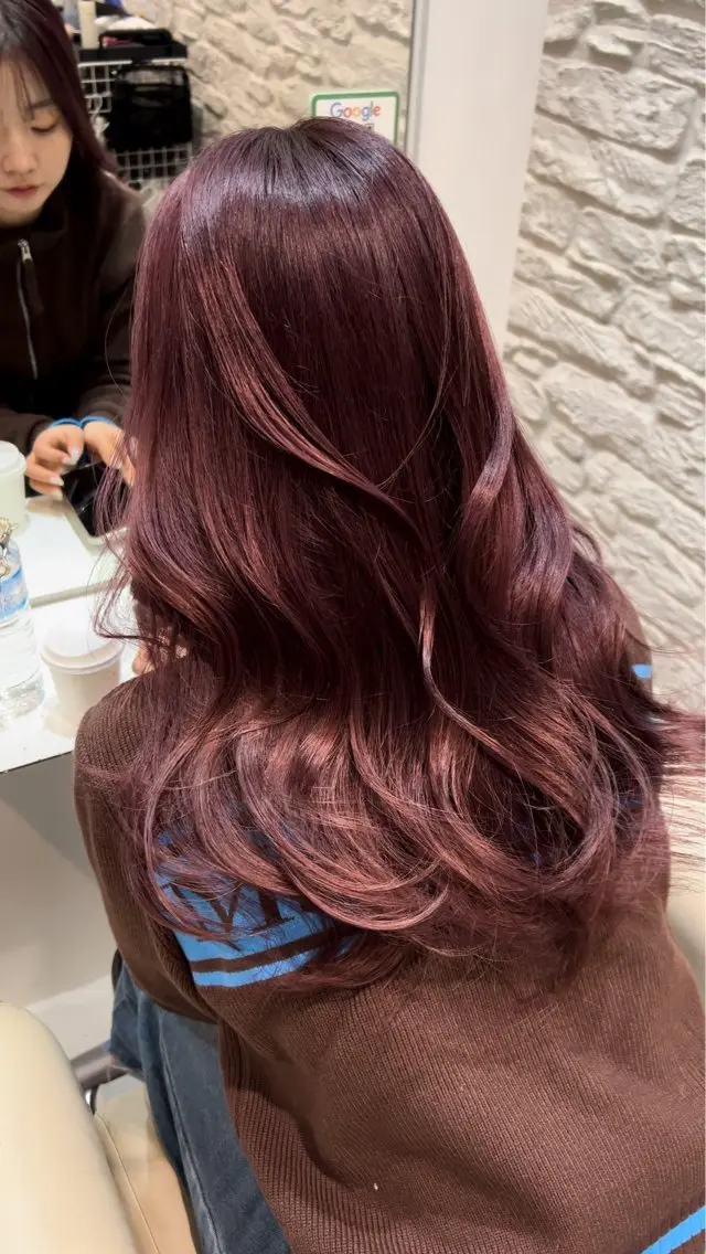 カラー 韓国レイヤー艶カラー HAYATOのヘアスタイル