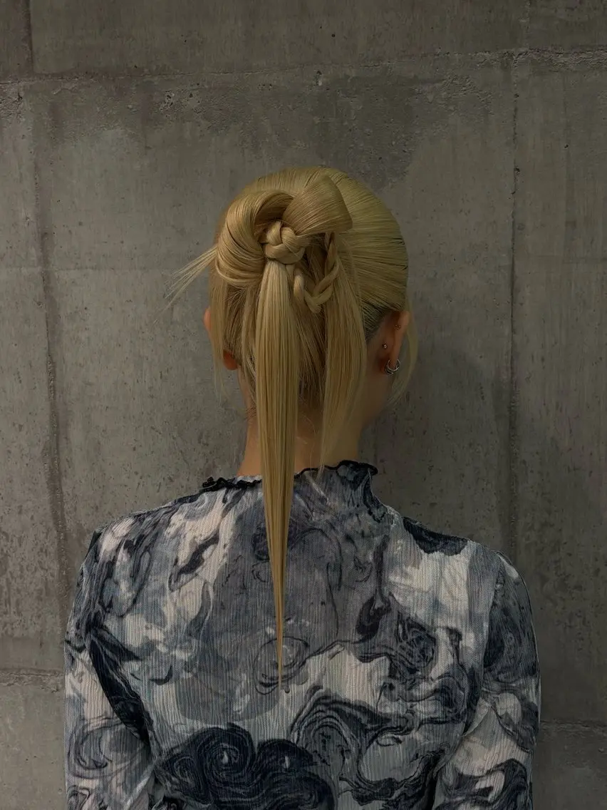 ヘアアレンジ ヘアセット 韓国style>> 伊藤咲のヘアスタイル
