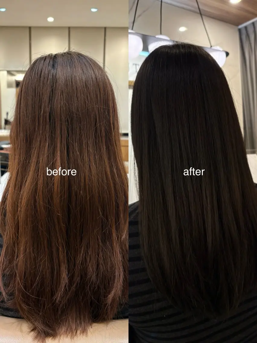 ロング カラー ヘアカラー yoshioka natsukiのヘアスタイル