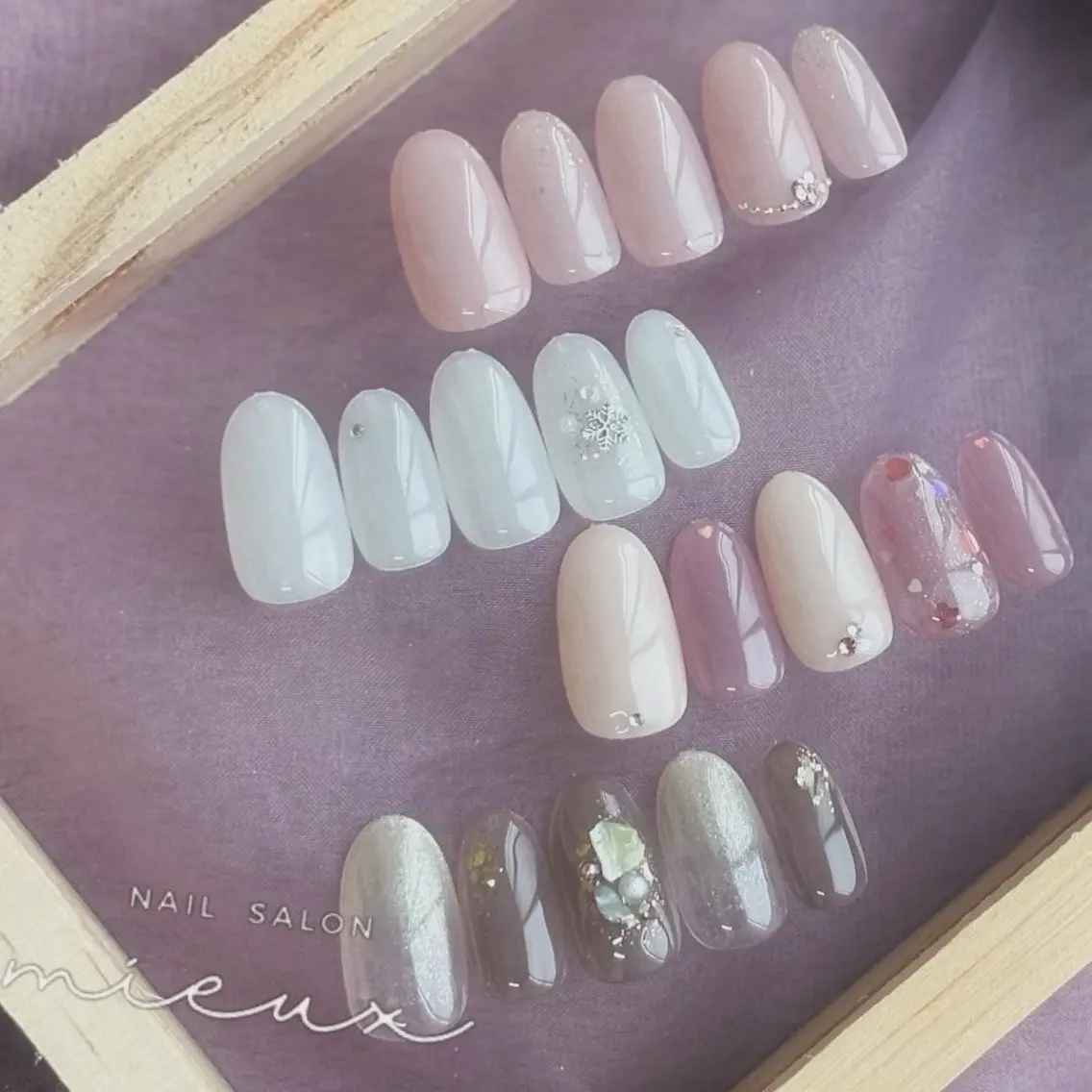 ネイル ハンドネイル nailsalon mieuxのネイルデザイン