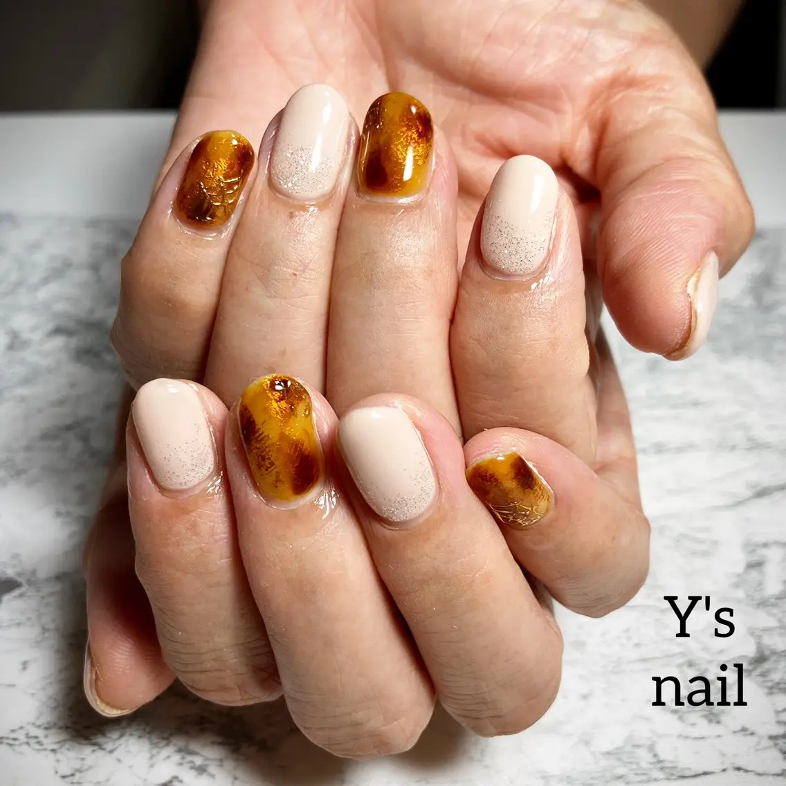 ネイル ハロウィン 手書きが得意🖌️ Y’s  nailのネイルデザイン