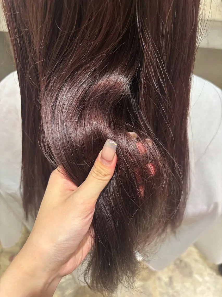 ロング カラー ヘアカラー NAVY/ Miharuのヘアスタイル