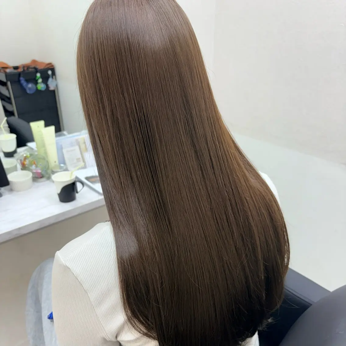ロング カラー カット ヘアカラー トリートメント 🍒透明感カラー/ セット/SAKURAのヘアスタイル