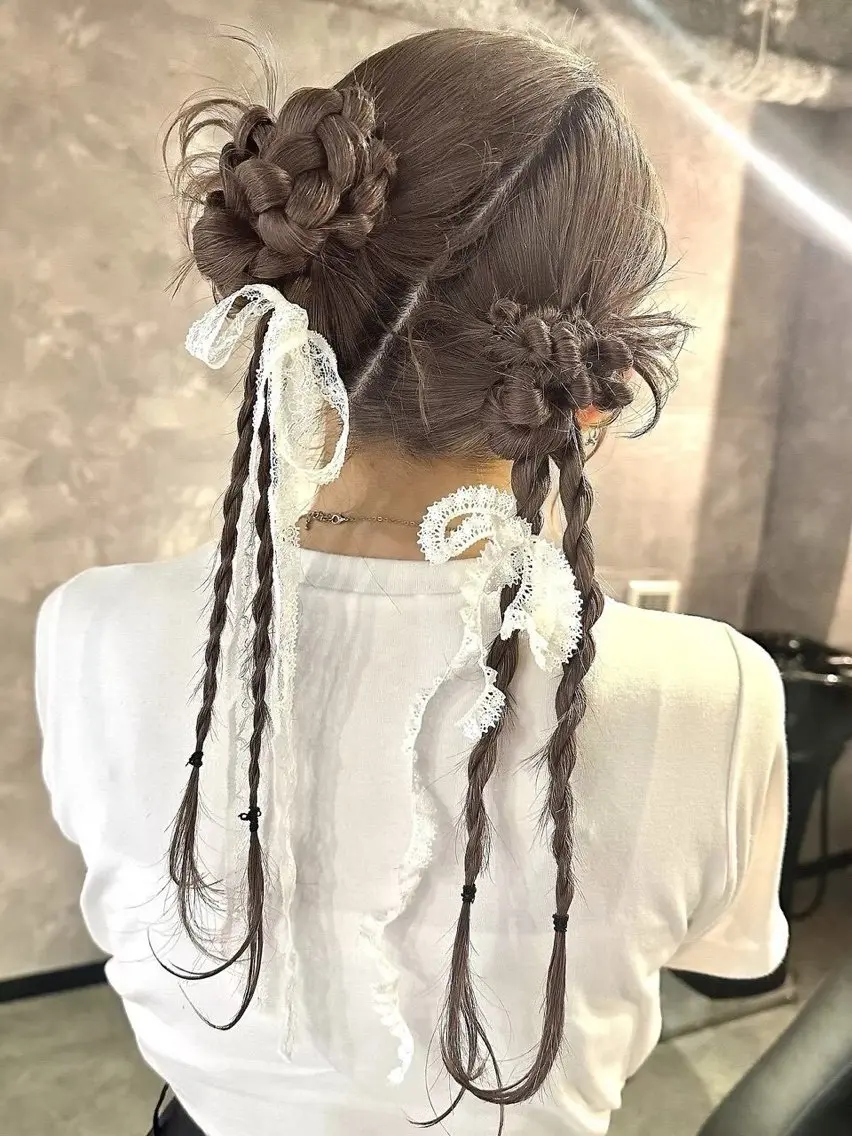 ヘアアレンジ 🫧yumena🫧 艶カラー特化🖤大宮のヘアスタイル