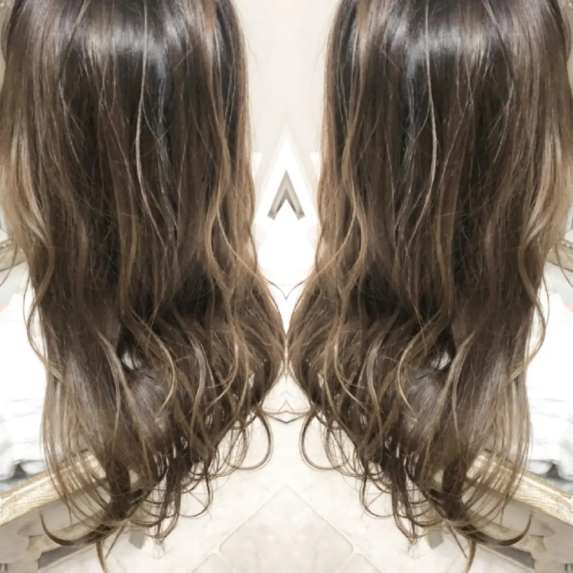 ロング カラー ヘアアレンジ ハイライトカラー ハイライト See by merの眉毛・アイブロウイメージ