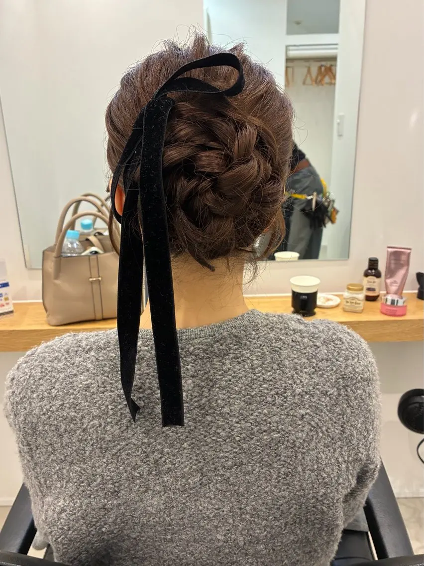 ロング ヘアアレンジ ヘアセット レイヤー/ヘアセット 💐nao.のヘアスタイル