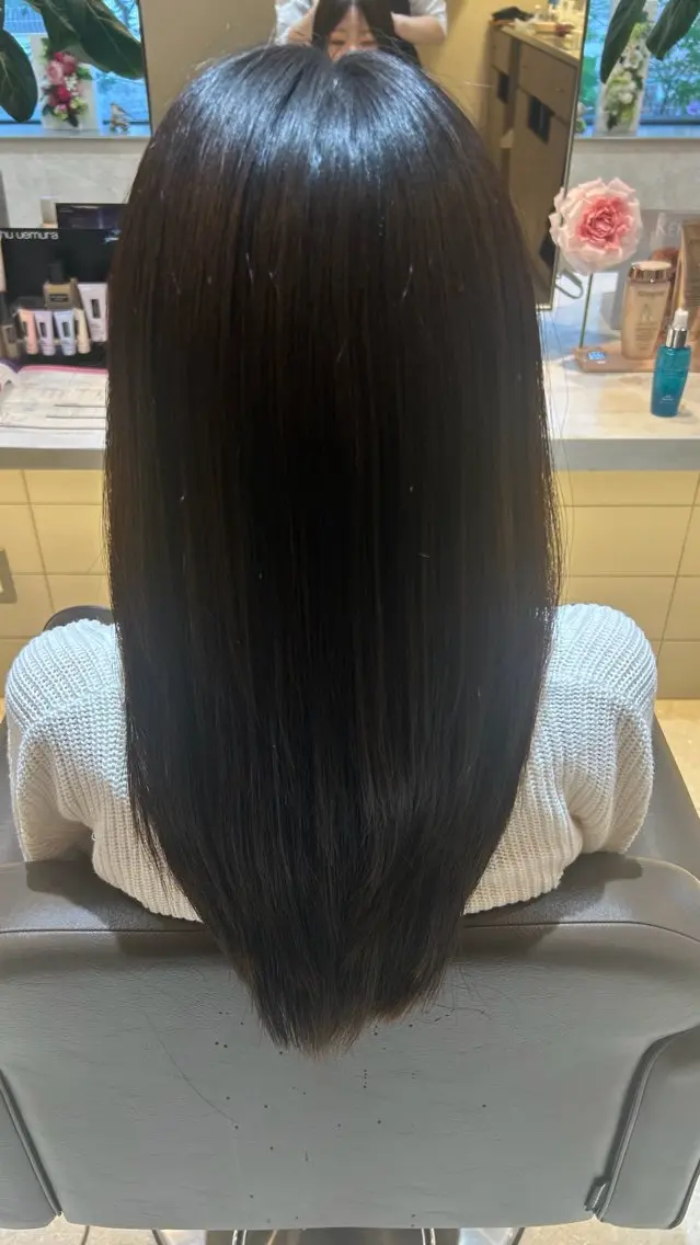 ロング 永田 風音のヘアスタイル