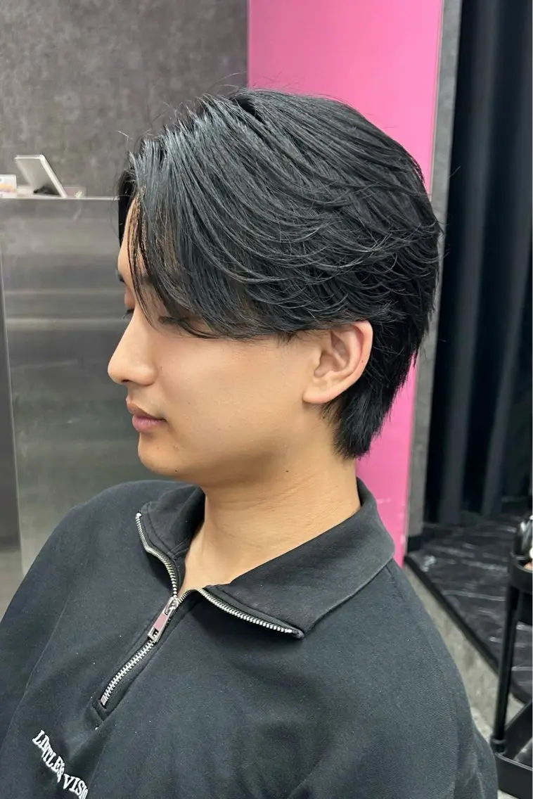 ショート カラー メンズ カット ヘアセット メンズスタイリスト 前田雄輝のヘアスタイル
