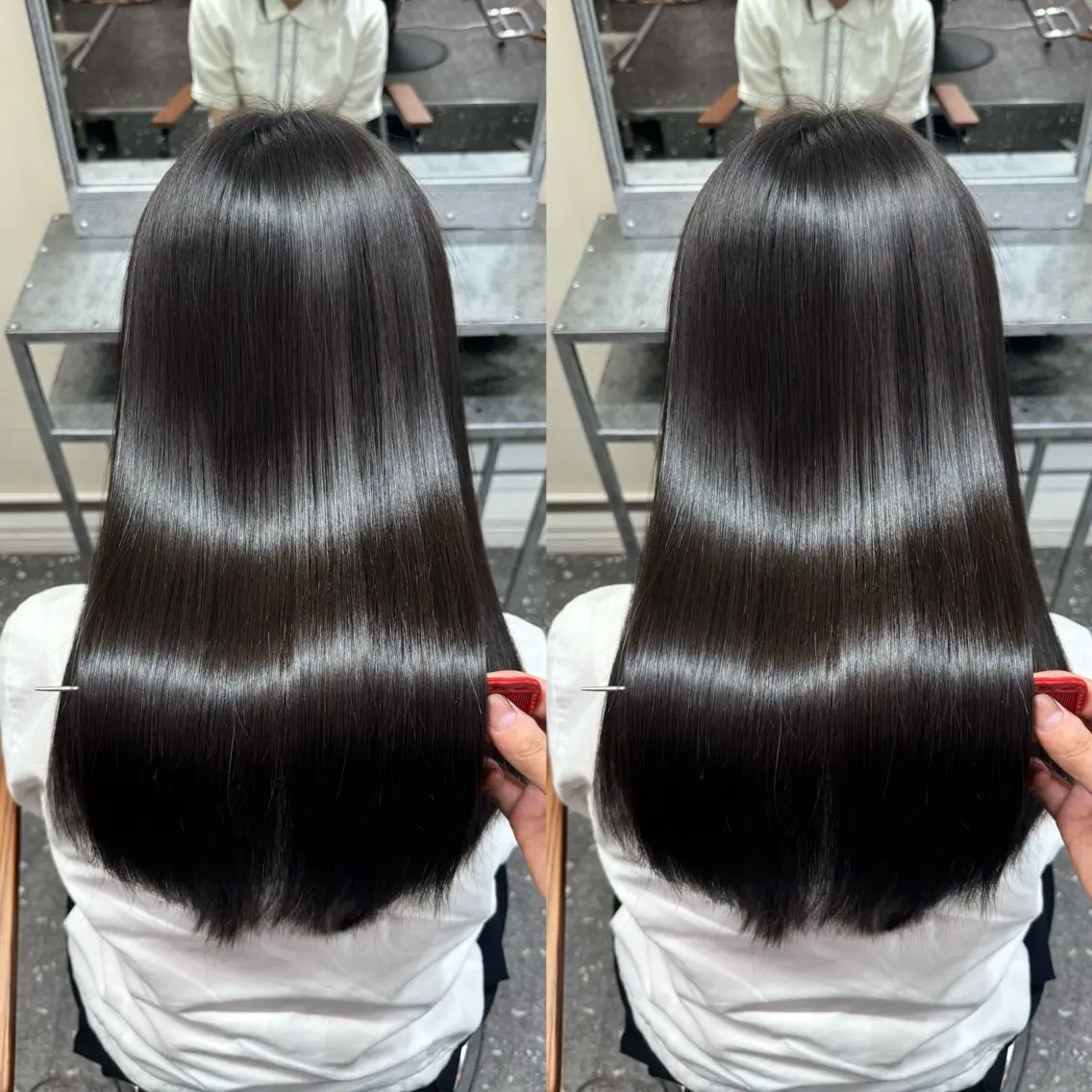 ロング カット ヘアカラー トリートメント 新宿/髪質改善支持率 No.1💍yasuのヘアスタイル