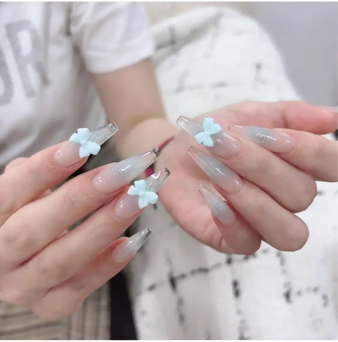 ネイル 韓国ネイル 持ち込み ニュアンスネイル ネイルチップ ハンドネイル TABI ANA.CHUOのネイルデザイン