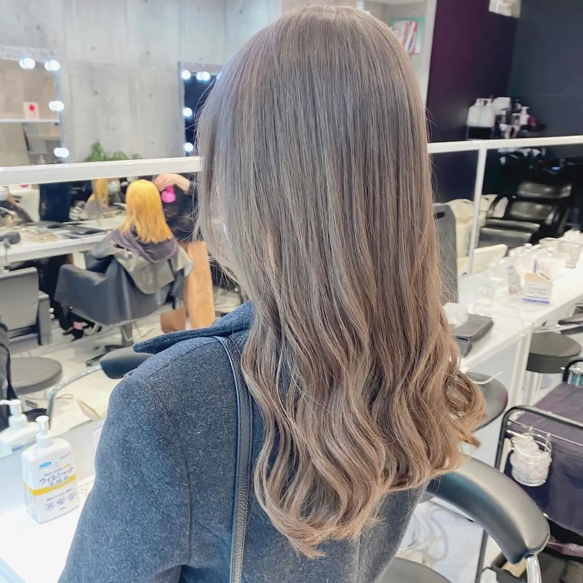 ミディアム カラー ヘアアレンジ メンズ キッズ お悩み解決美容師 💐AMIのヘアスタイル