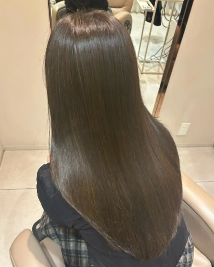 【リピート多数】カット+髪質改善カラー+髪質改善TR¥6700の写真