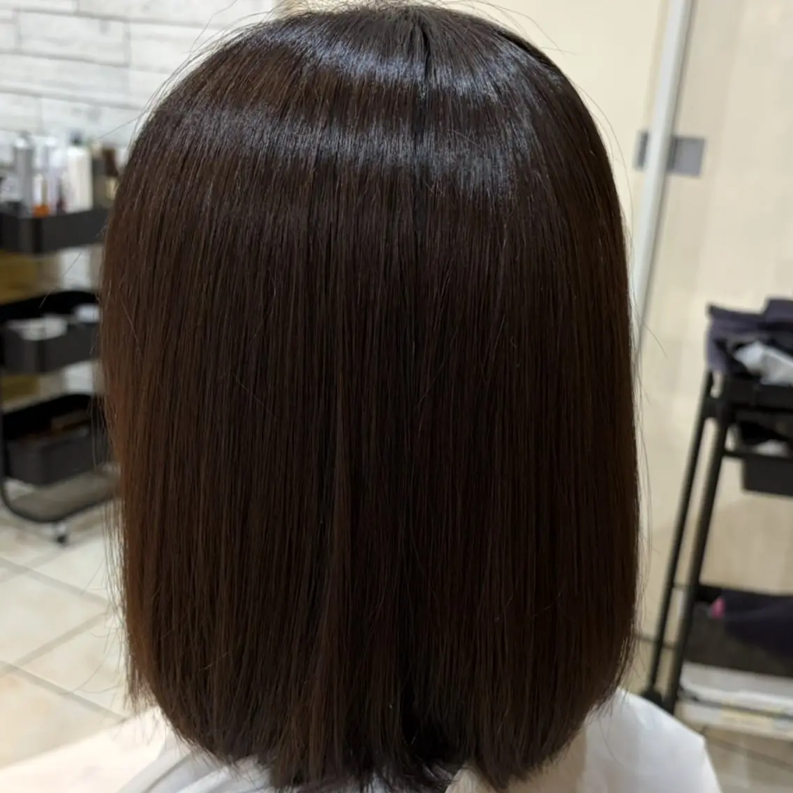 ミディアム ヘアカラー 透明感カラー×美眉 🎀みゆう🎀のヘアスタイル
