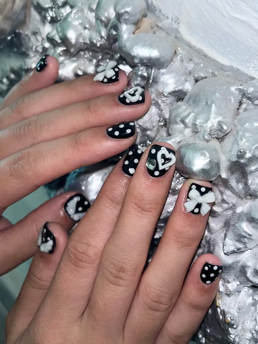 ネイル ドット ハンドネイル ☆ -ˋˏ ⋆Oli nailෆ ̖́-のネイルデザイン