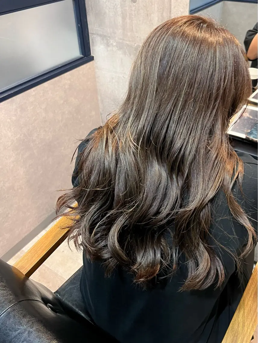 ロング ヘアアレンジ ハイライト 髪質改善🫧 りこのヘアスタイル