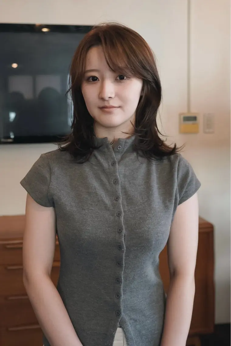 ミディアム カラー 千葉 慎也のヘアスタイル