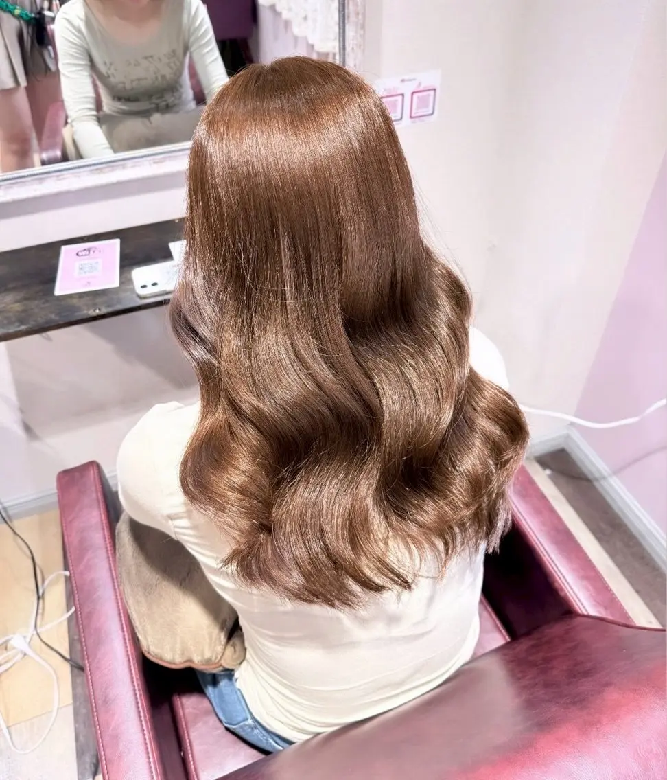 🌸【新規5/31まで限定】🌸🫧ケアブリーチ✨&💕ダブルカラー🫧¥7900🍎【豊橋/髪質改善/ブリーチ】🍎の写真