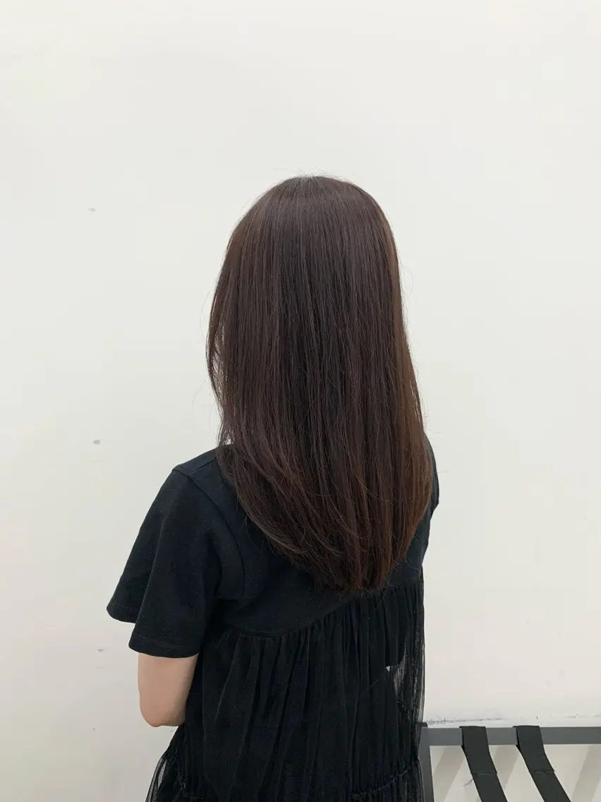 セミロング カラー ブラウンカラー カット ヘアカラー ヘッドスパ 本格ヘッドスパ🌿 ×ヘア 佐藤のヘアスタイル