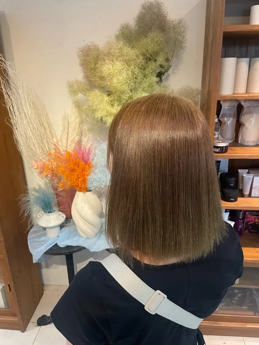 ショート カラー ヘアカラー ✨透明感カラー、 メンズカット✨谷野のヘアスタイル