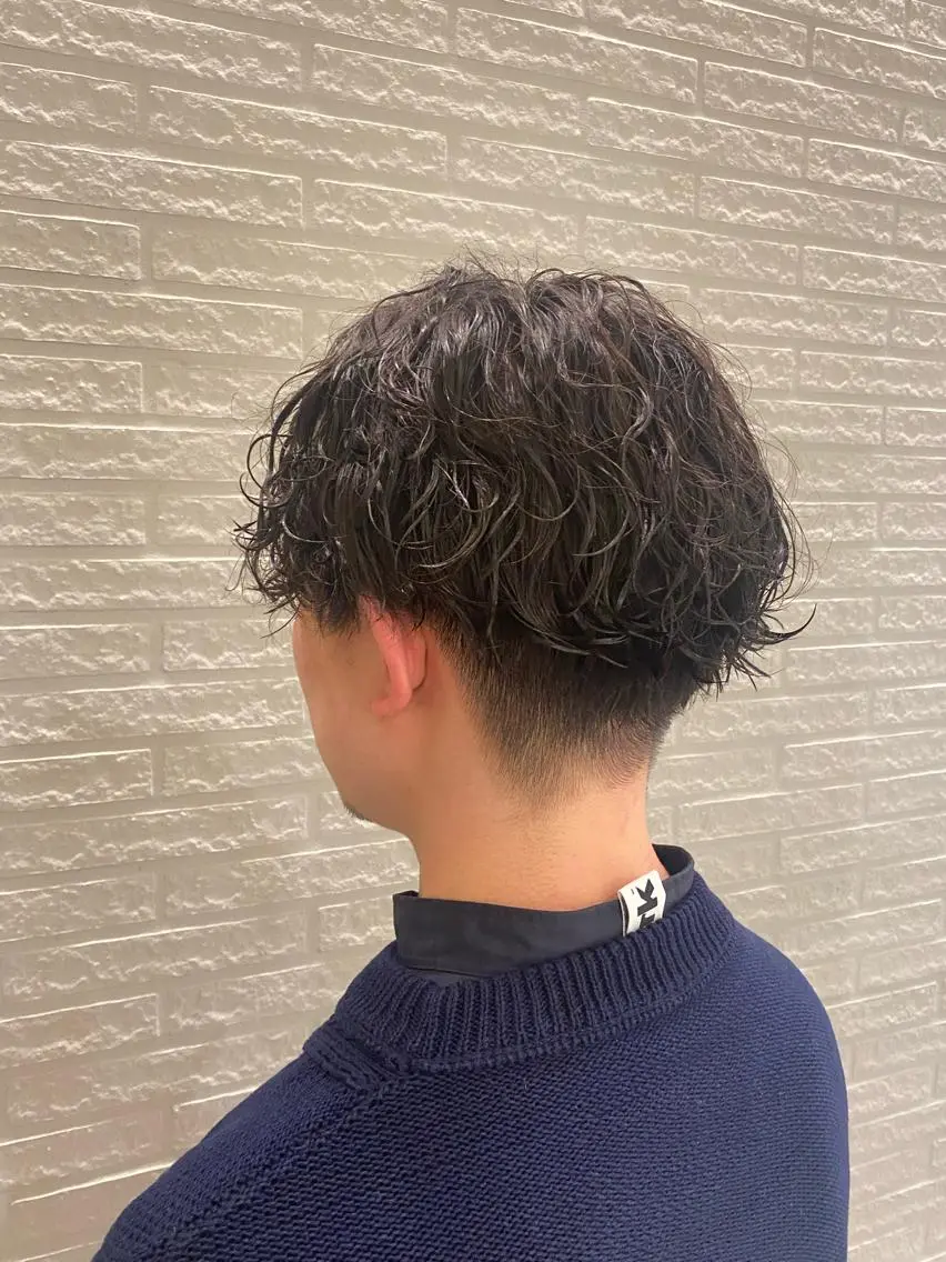 【メンズ限定】似合わせカット+パーマ+スタイリングの写真