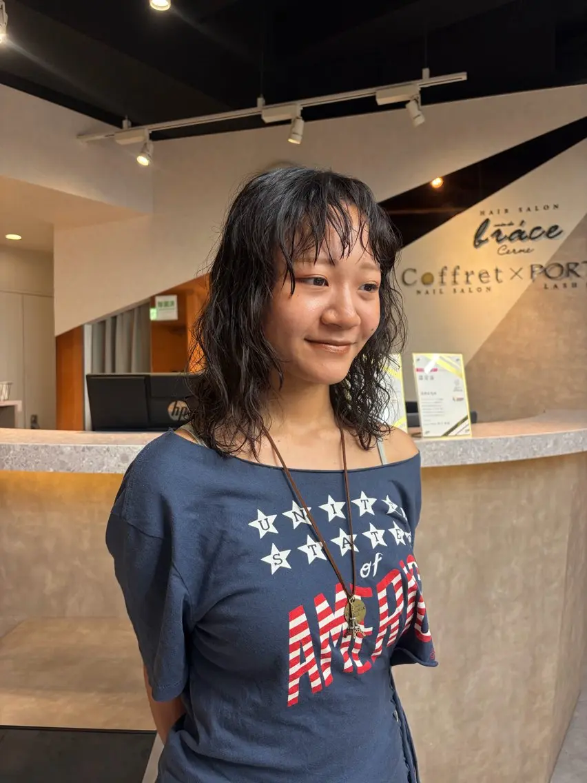 パーマ パーマ み ゆのヘアスタイル