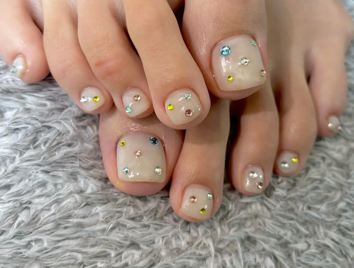 ネイル フットネイル HTH ✿rikakoのネイルデザイン