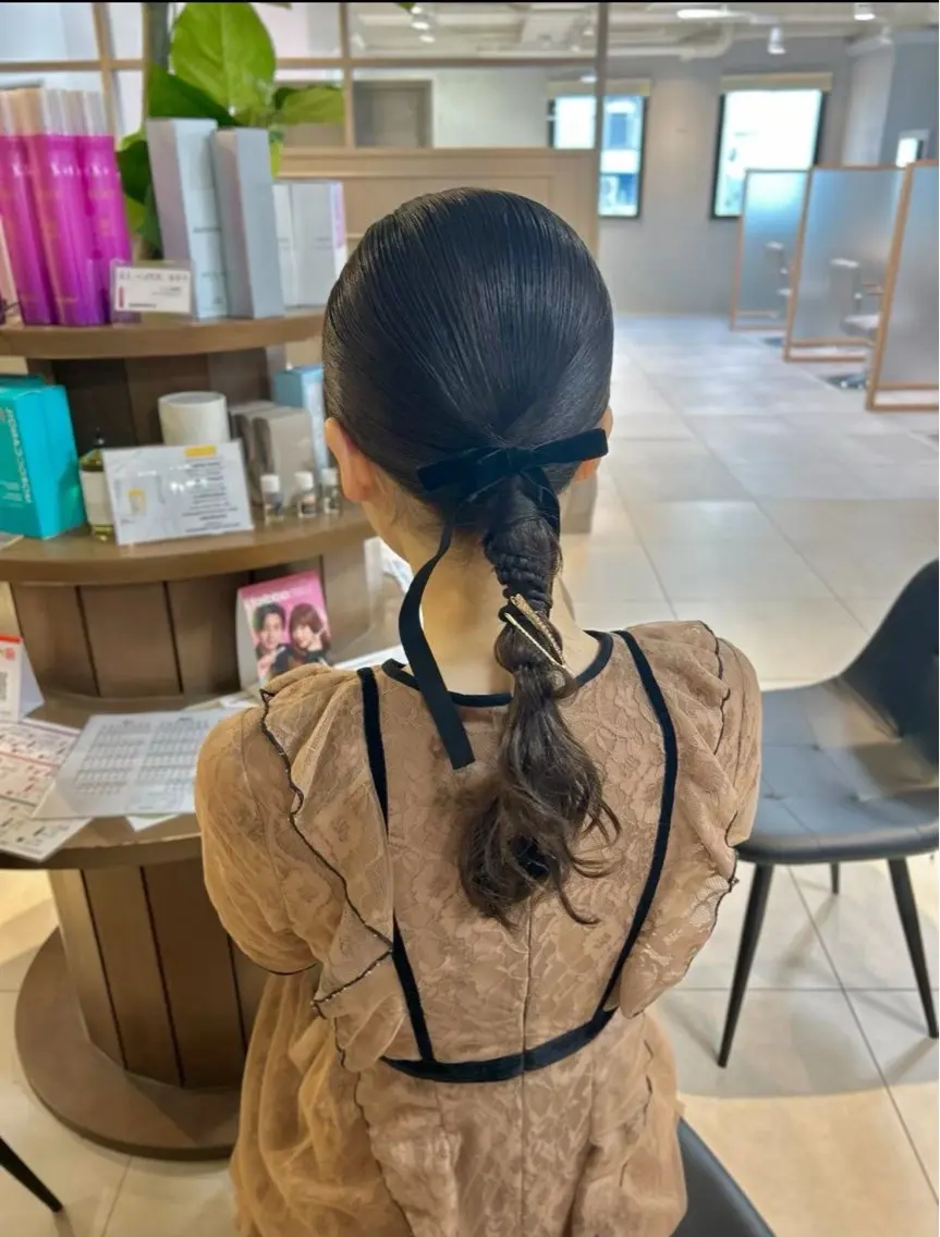 ロング 🩶【巻ける縮毛 矯正】🩶蘭のヘアスタイル