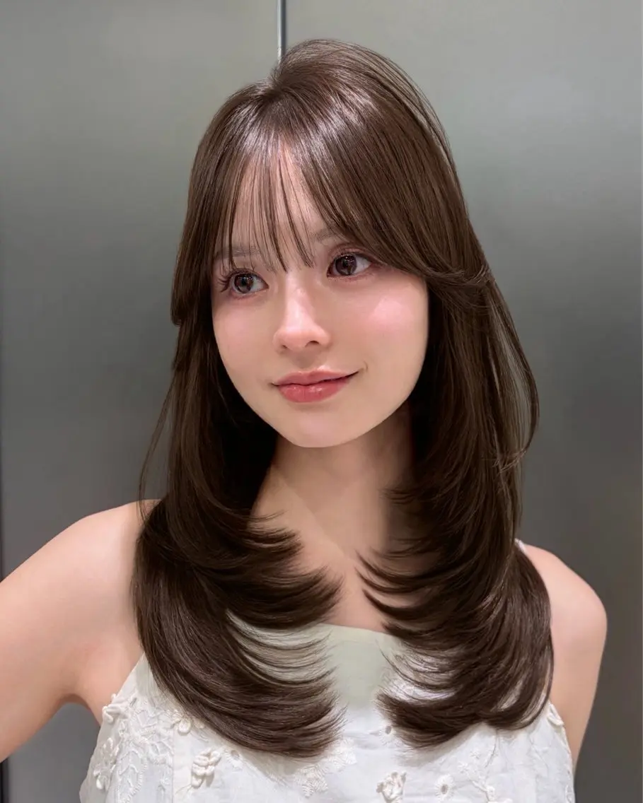 ロング レイヤーカット 🌟似合わせカット No.1🌟ホノのヘアスタイル